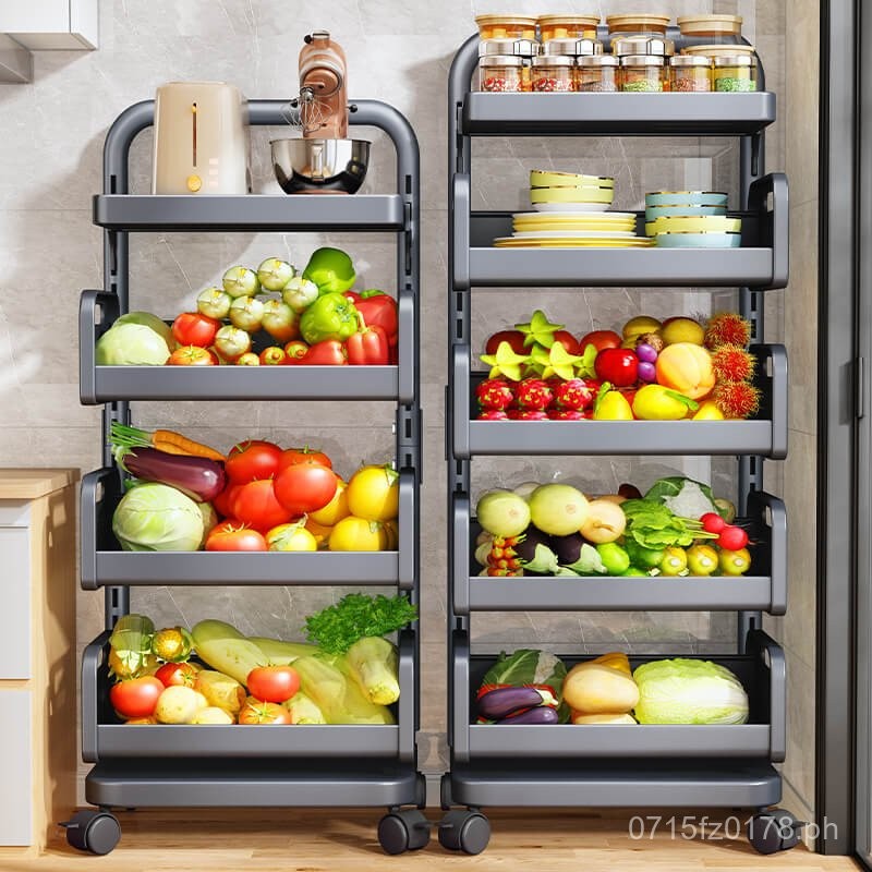 Pot Rack Storage Rack Pot Utensils Velvet Vegetable Basket Multi ...