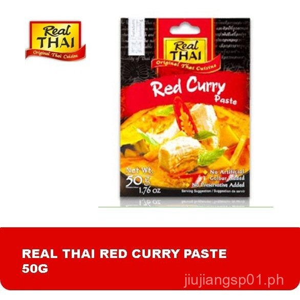 REAL THAI RED CURRY PASTE 50G (EASY RECIPE) | Shopee Philippines