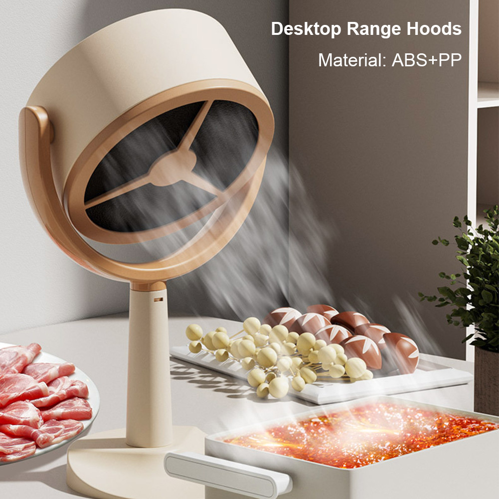 Desktop Range Hood Extractor Exhaust Adjustable Angle for Camping (USB ...
