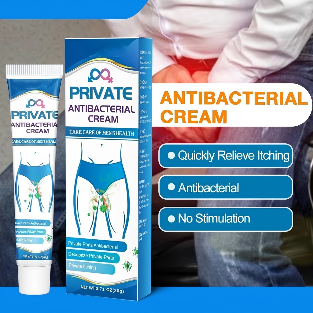 Men's Genitals Antibacterial Cream Private Antipruritic Cream Solve ...