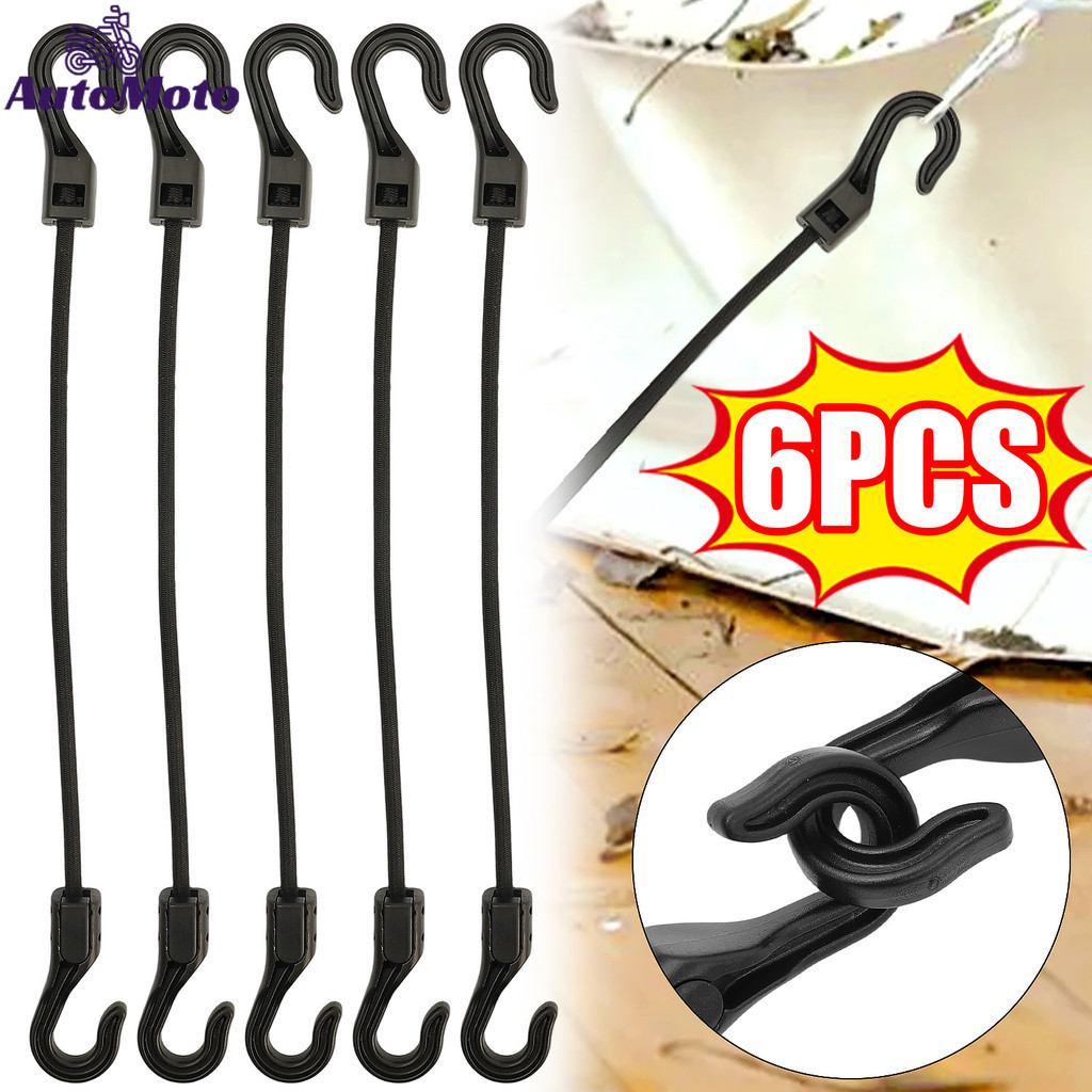 Multi Functional Outdoor Black Camping Tent Rope With Double Hooks ...