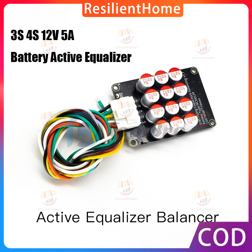 Active Balancer 12V 24V 48V 5A 3S 4S 8S 12S 13S 14S 16S Lifepo4 Lithium ...