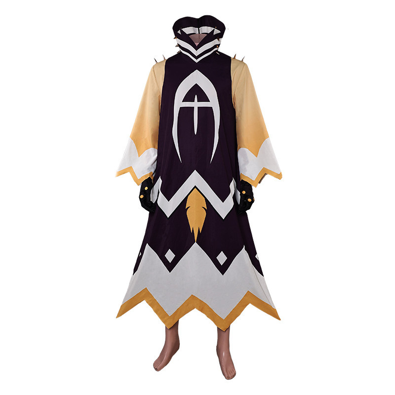 Hazbin Hotel Adam The Exorcist Black Battle Dress Outfits Halloween ...