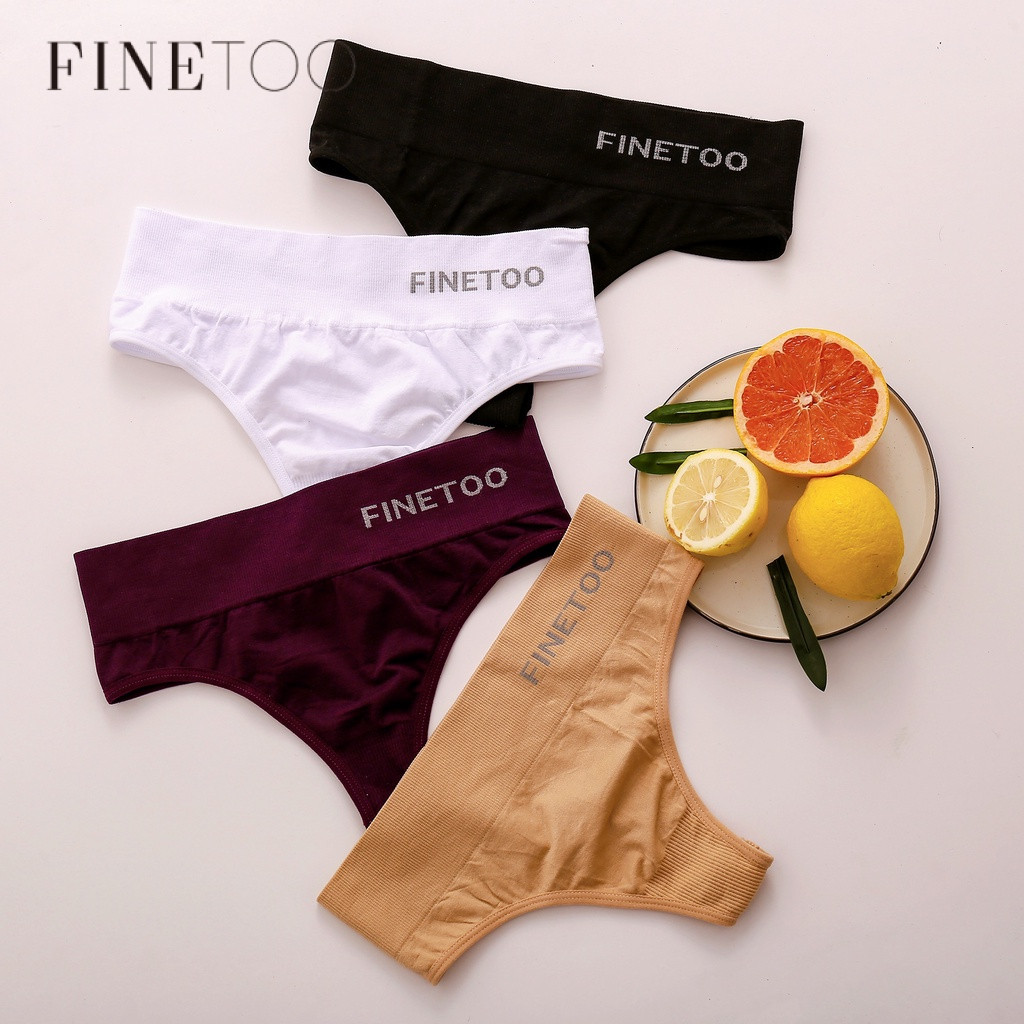 FINETOO Bodyshaper Underwear for Women Cotton Panties Female Lingerie G ...