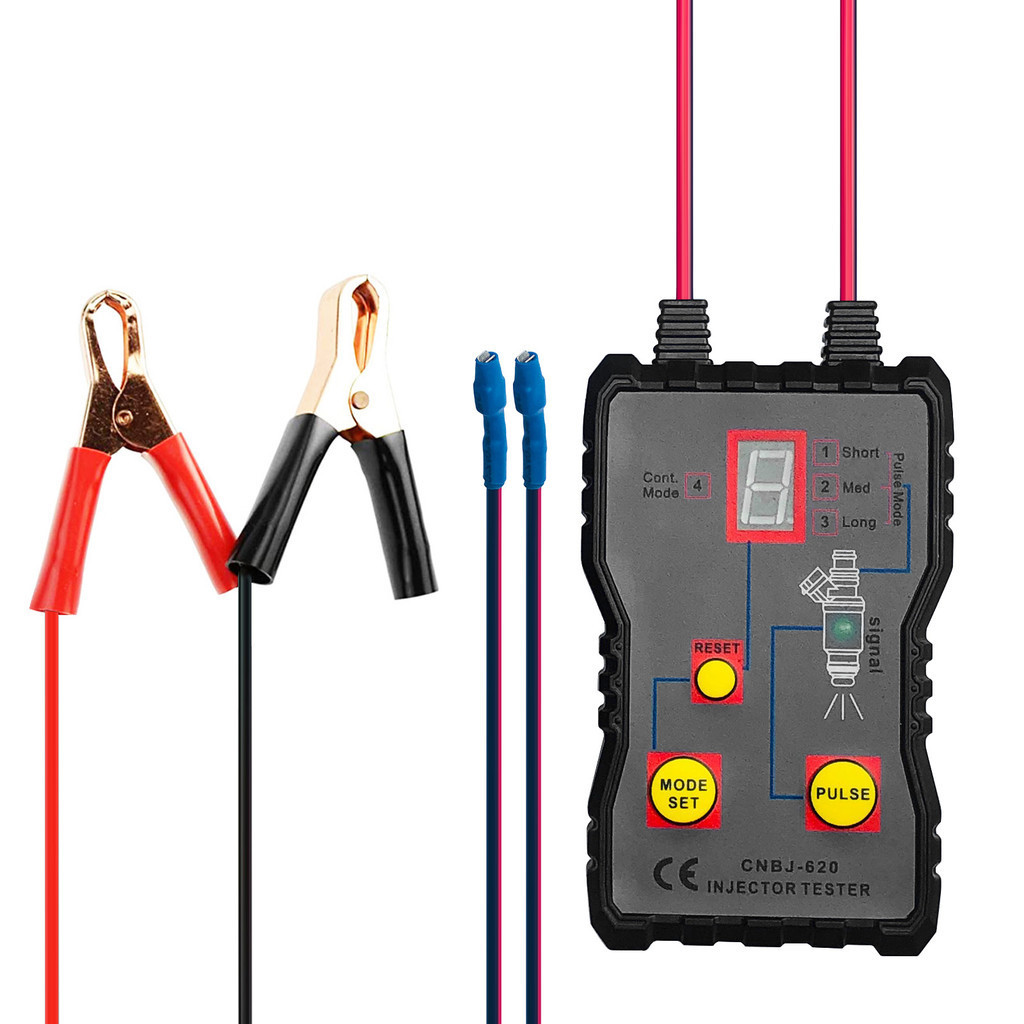 Auto Fuel Injector Tester 12V 4 Pulse Modes Vehicle Fuel Injector ...