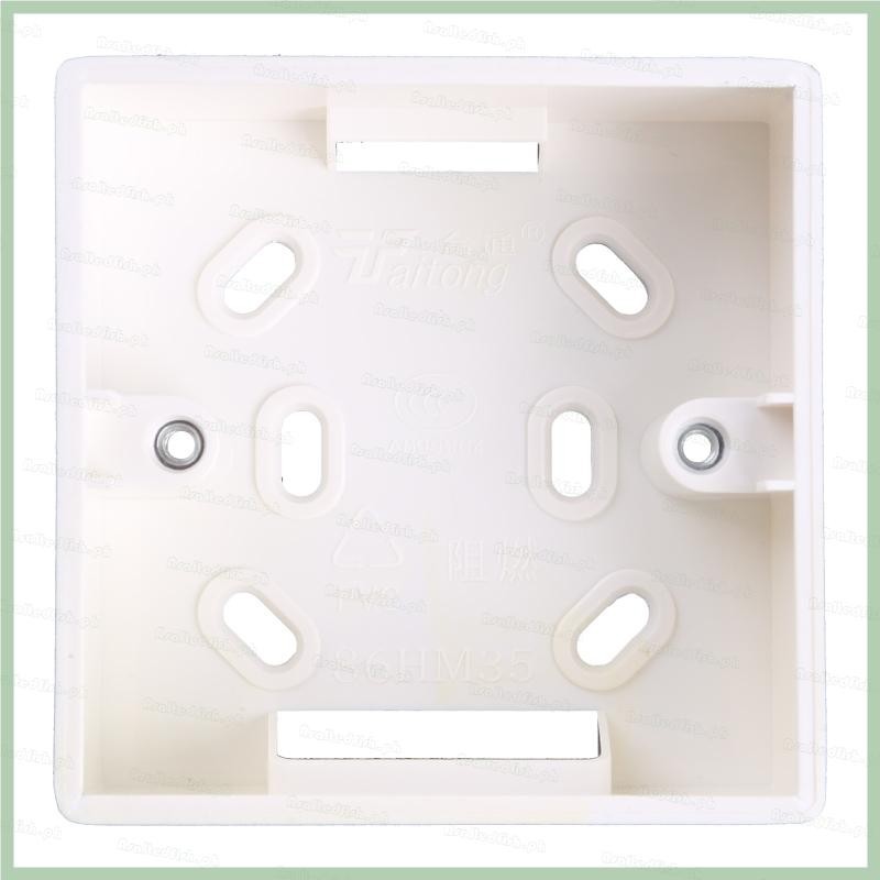 As 86 Type Wall Mounted Junction Box White PVC Bottom Box for ...