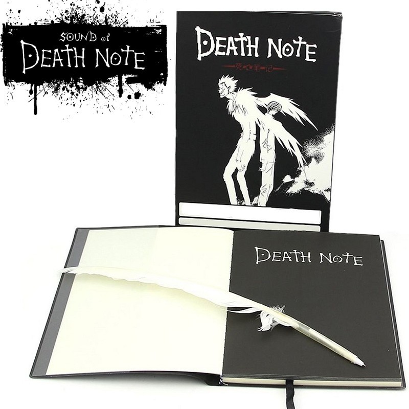 【Fast Delivery】Death Note Cosplay Notebook & Feather Pen Book Anime