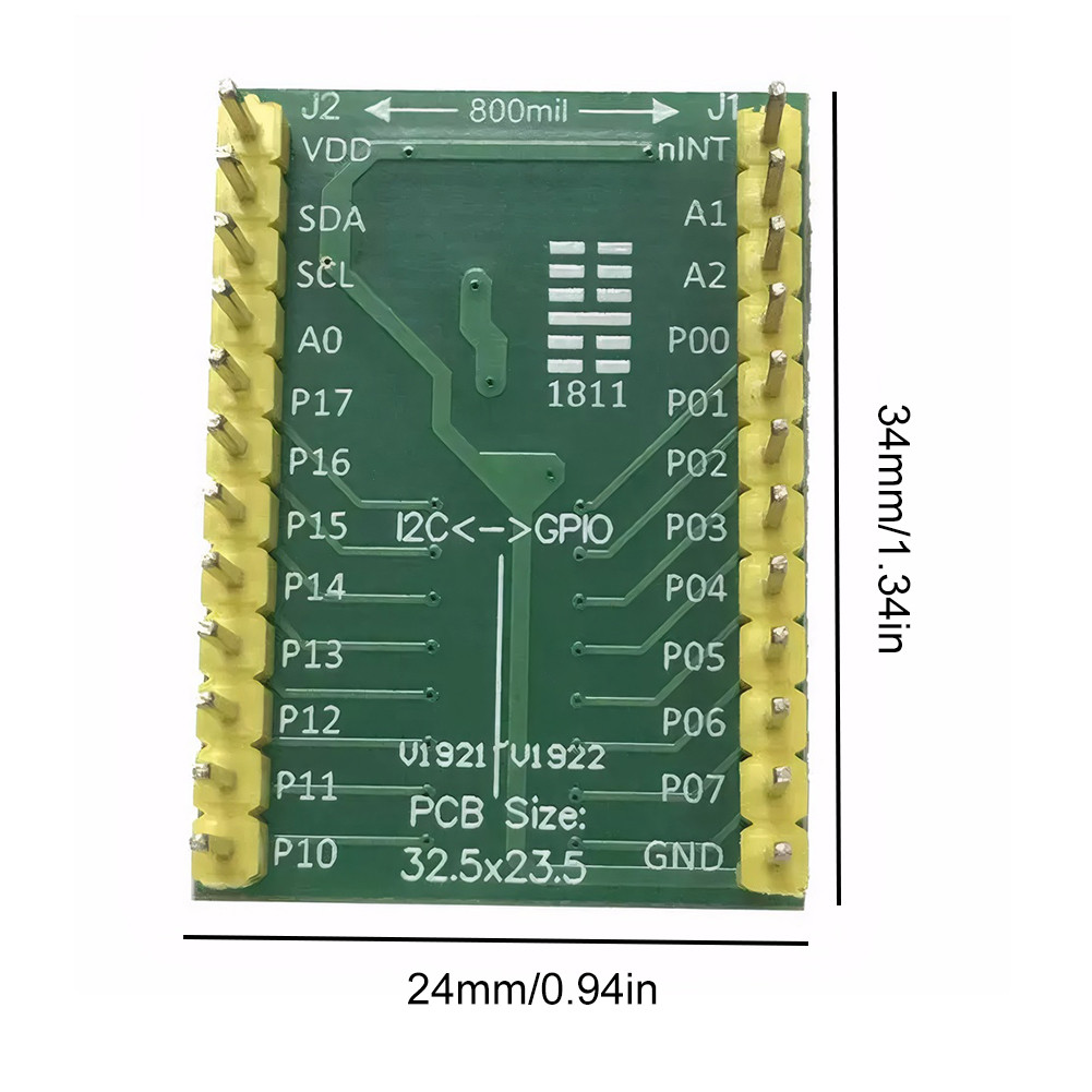 TCA9555/PCA9555A Muti-Channel Expansion Board IIC/I2C GPIO 16 Digital ...