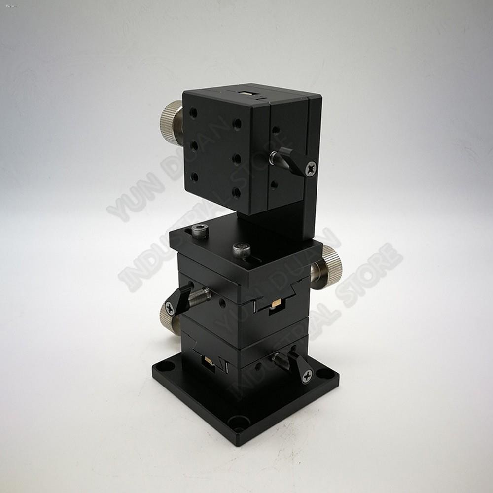 COD☆COD☆XYZ 3 Axis 40*40mm Manual Trimming Platform Guide Linear Rack ...