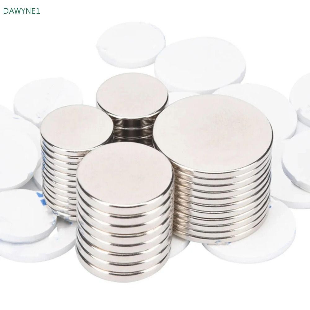 DWAYNE1 5pcs Adhesive Magnet, Mini Round Sticky Magnets Disc, Neodymium ...