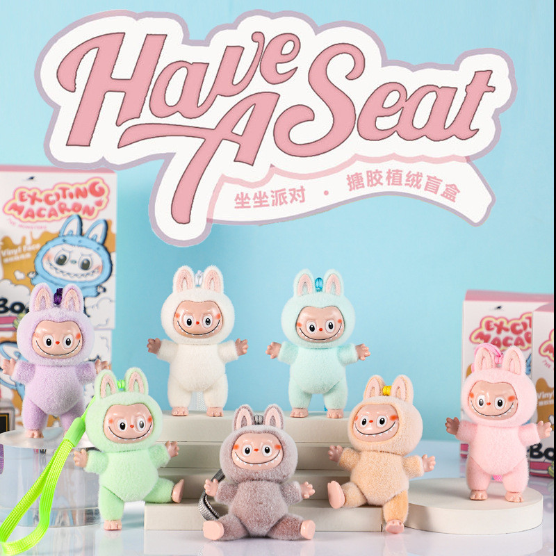 Blind Box for Labubu 10cm Vinyl Plush First Generation Labubu Doll Bag ...
