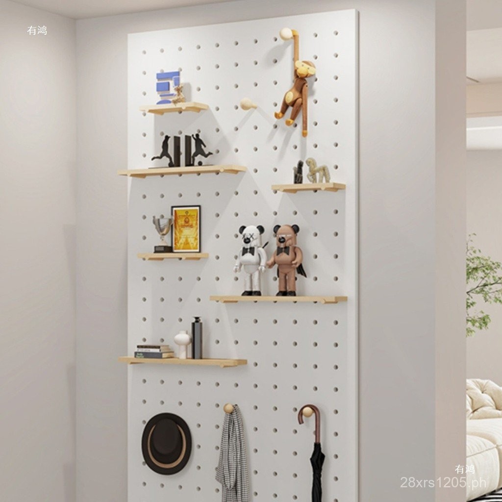 Storage Board Accessories Entryway Hanging Board Storage Rack Entrance ...