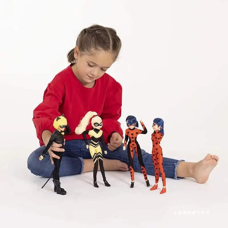 Miraculous Anime Figure Ladybug Marinette Rena Rouge Cat Noir Collecrt ...