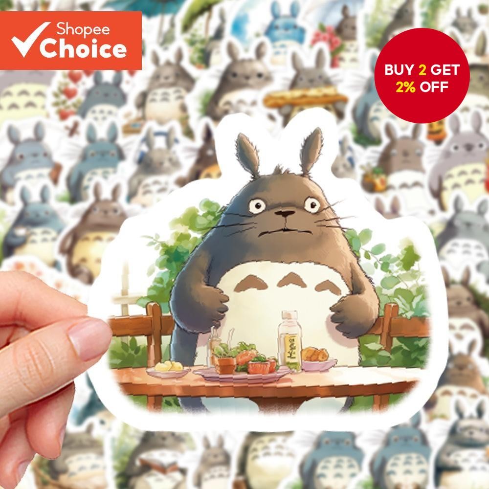 50Pcs Totoro Series Graffiti Stickers for Suitcases Mobile Phone Cases ...