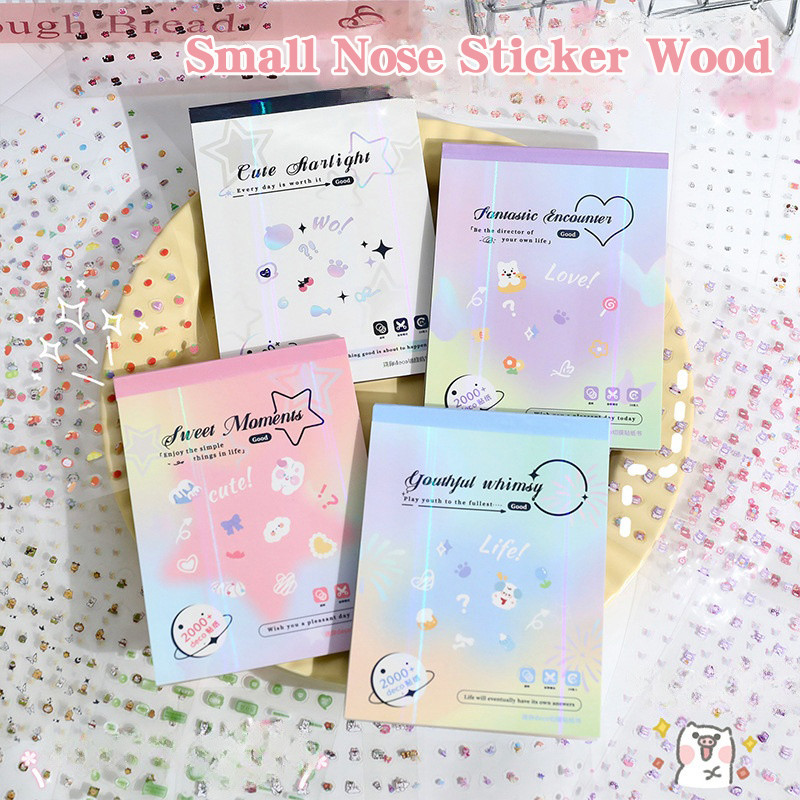 Mini Cute Stickers Cartoon Creative DIY Notebook Stationery Student ...