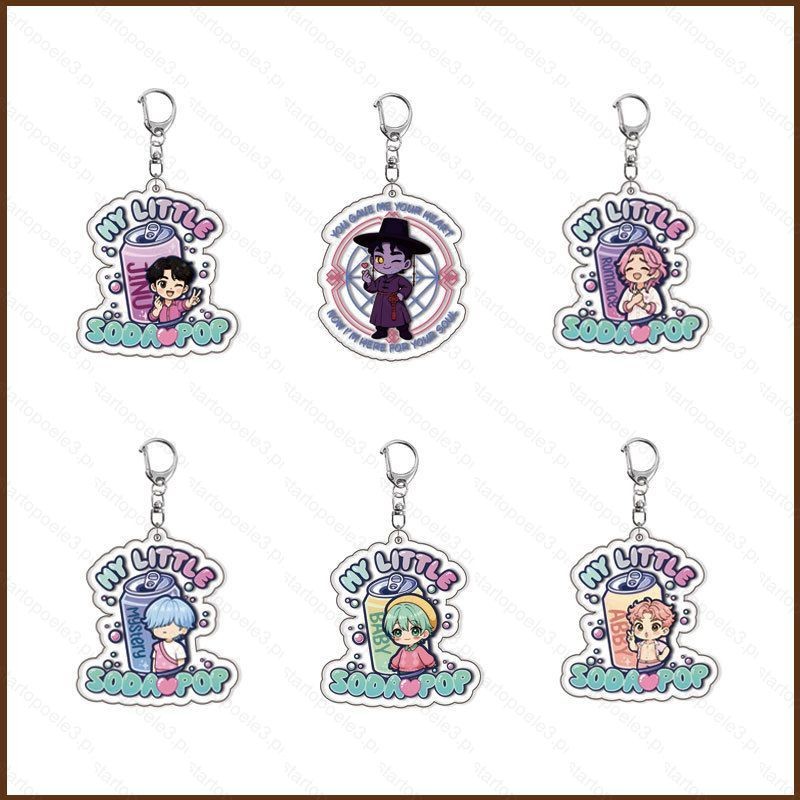 ST3 K-Pop Demon Hunters Acrylic Keychain JINU Pendant SAjA Boys Bags ...
