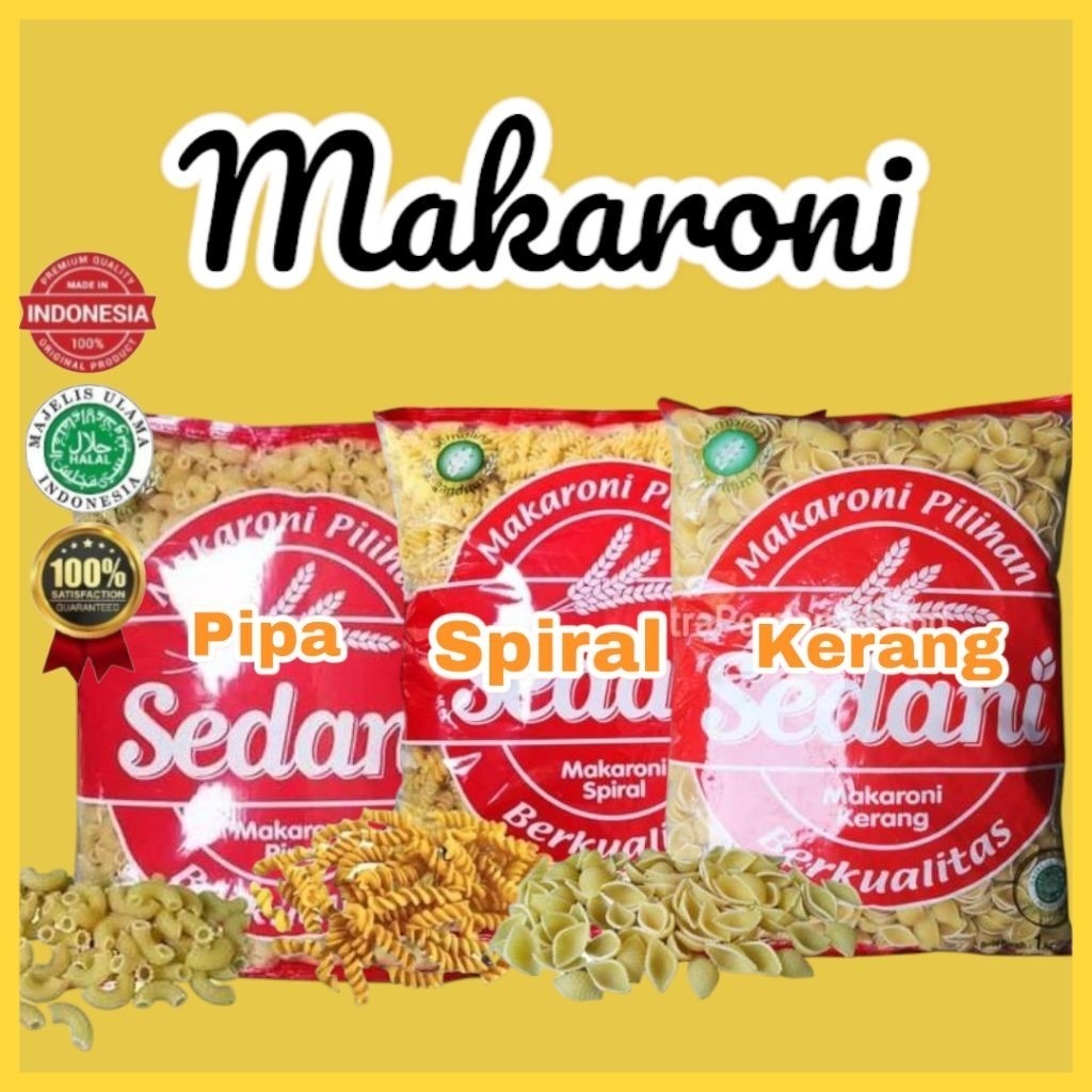 Sedani Quality Macaroni, price for 1kg | Shopee Philippines