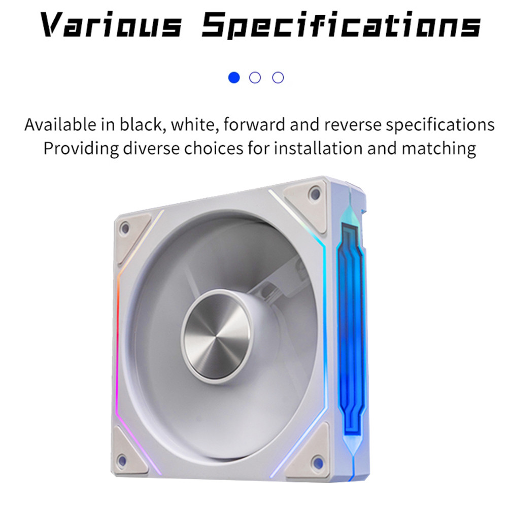 120mm PC Case Fan Infinite Mirror Effect 5V 3Pin ARGB Cooling Fan 800 ...