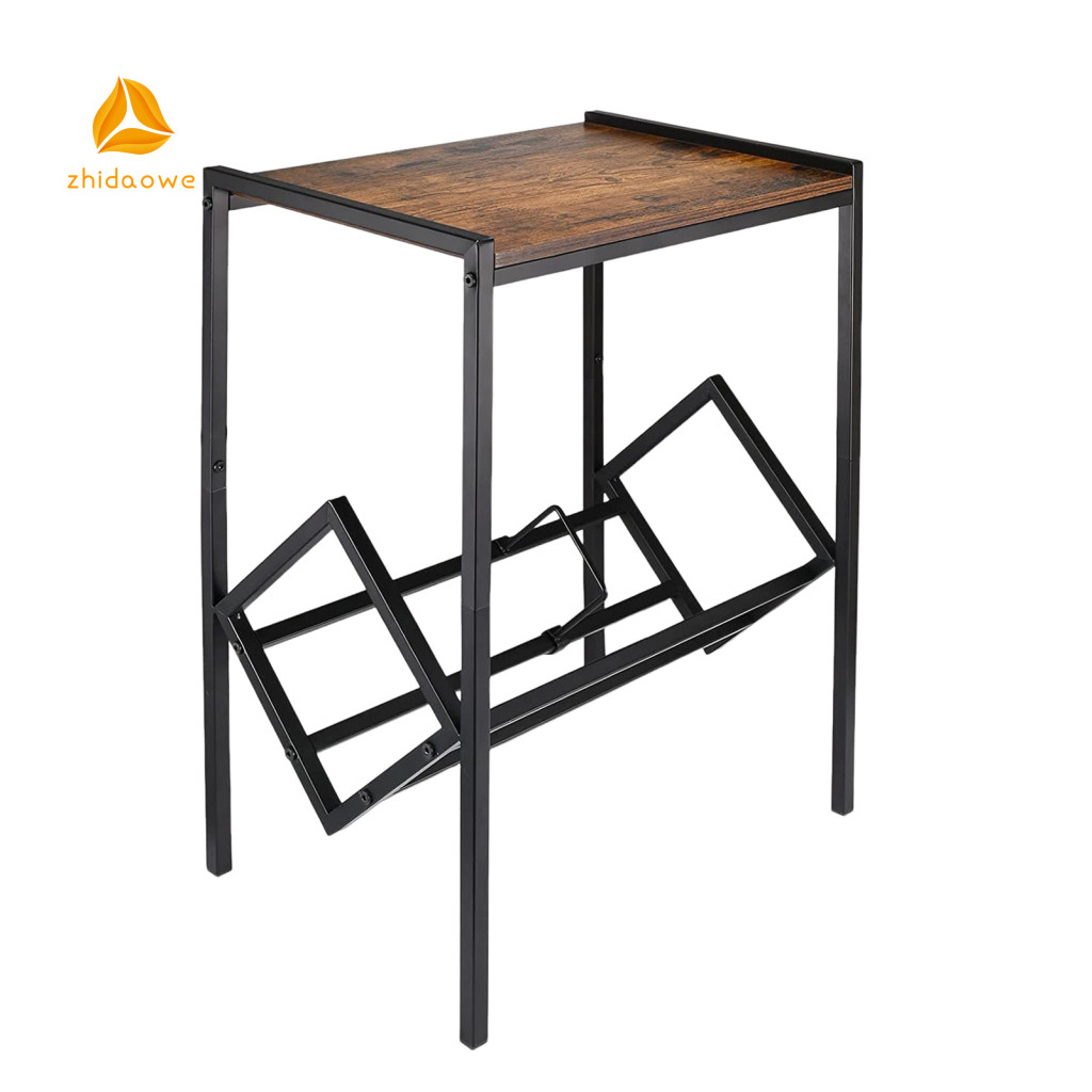 zhidaowe Record Player Stand Vintage Record Rack Vintage Style Vinyl ...