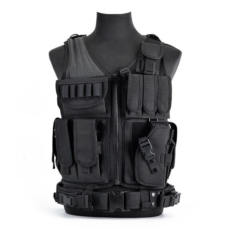 Tactical Vest Multifunctional Stab-Proof Uniform Mesh Breathable Summer ...