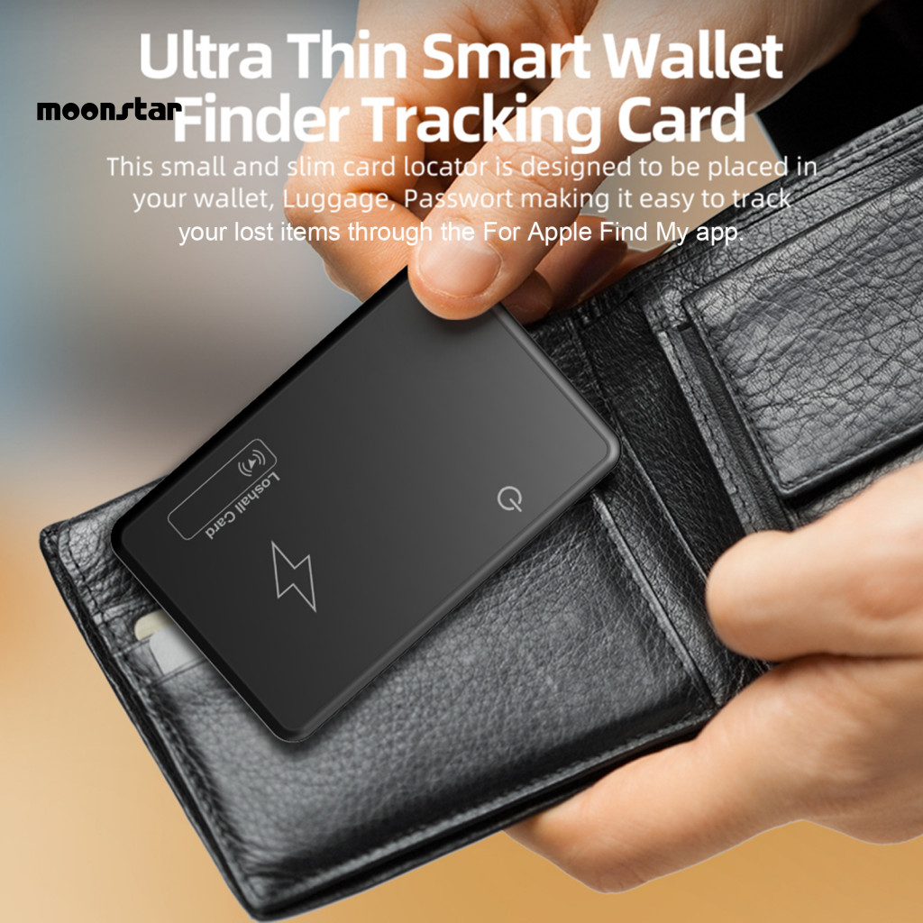 MOO Wallet Tracking Card Slim Wallet Tracking Device Ultrathin