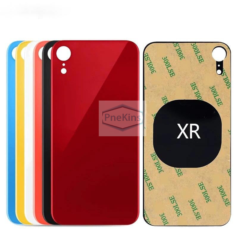 New For Phone XR Battery Cover Rear Door Glass Panel XR Big Hole Back ...
