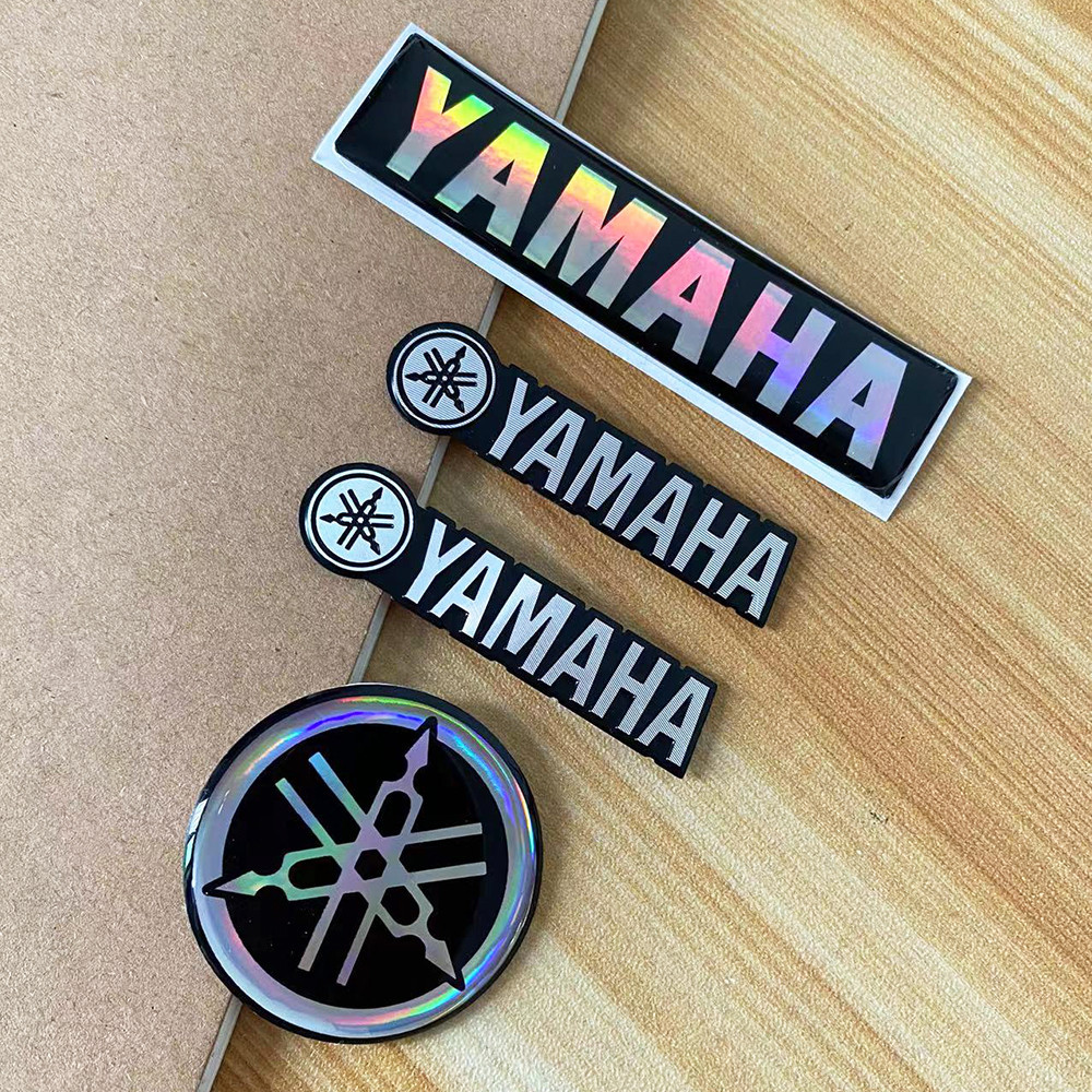 3D Motorcycle Gel Sticker Car Logo Sticker Emblem Decals for Yamaha ...