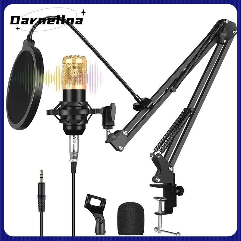 【darnellna】Condenser Microphone Set USB Microphone Audio Dynamic System ...