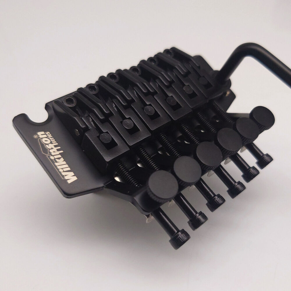 Wilkinson WODL1 6string Electric Guitar Black Double Lock Tremolo ...
