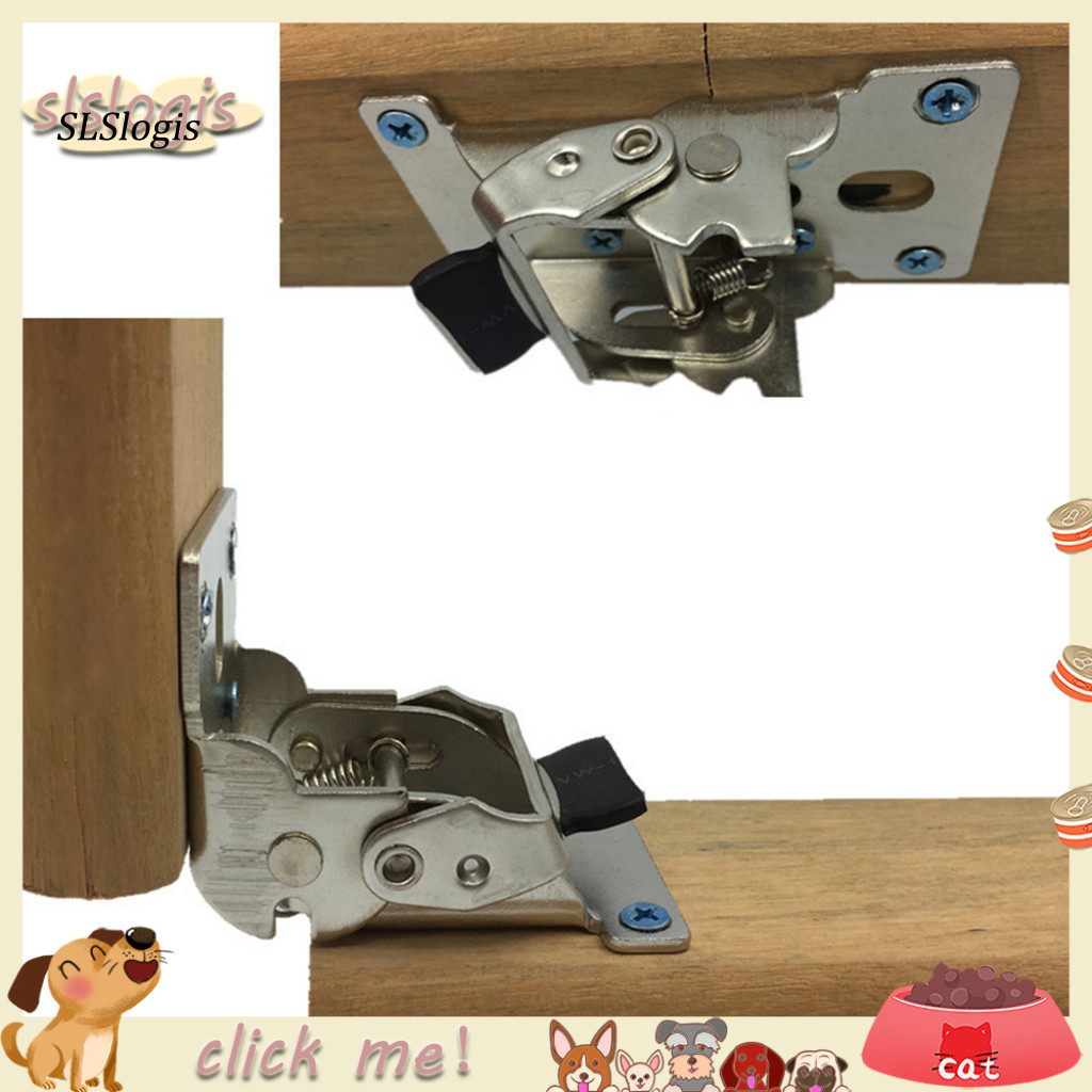 SGW_ 90 Degree Folding Hinge Easy to Install Invisible Bracket Folding ...