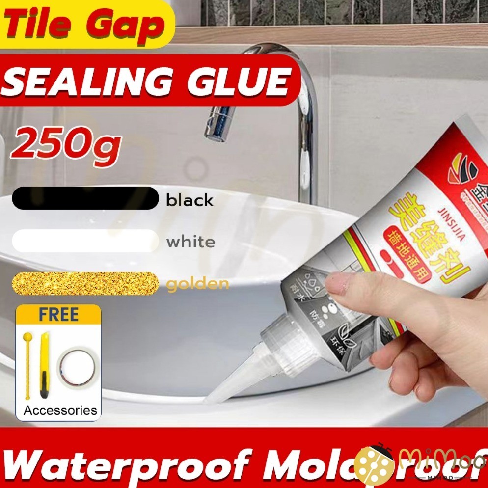 Sealing Glue 250g Waterproof Mildewproof for Kitchen Bathroom Tile Gaps ...