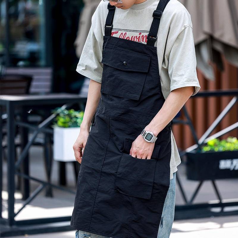 Japanese Style Antifouling Apron Catering Pet Overalls Cafe Barbecue ...