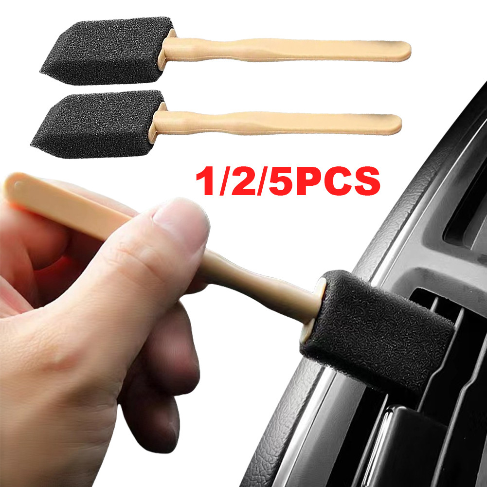 Car Air Conditioner Vent Cleaner Detailing Scrub Brush Auto Interior