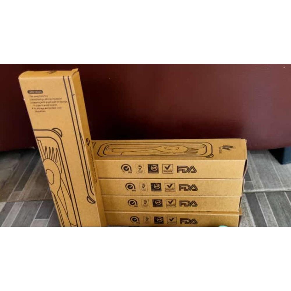 50 SET OF DINNER TOOLS (SPOONS, FORKs, CHOPSTICKS) IMPORTED GO GREEN