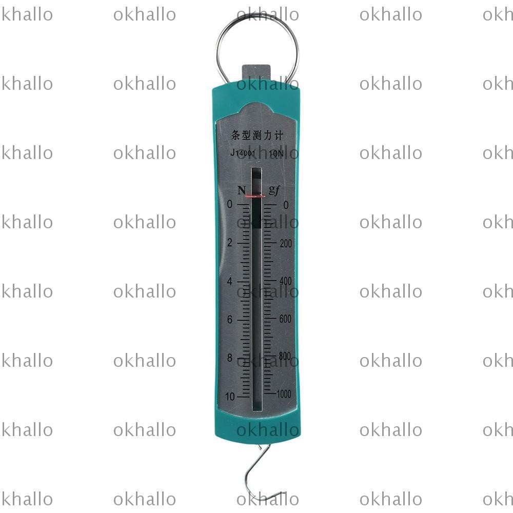 OKHALLO Trigger Pull Gauge, Green Pull-Type Force Meter Spring Scale ...