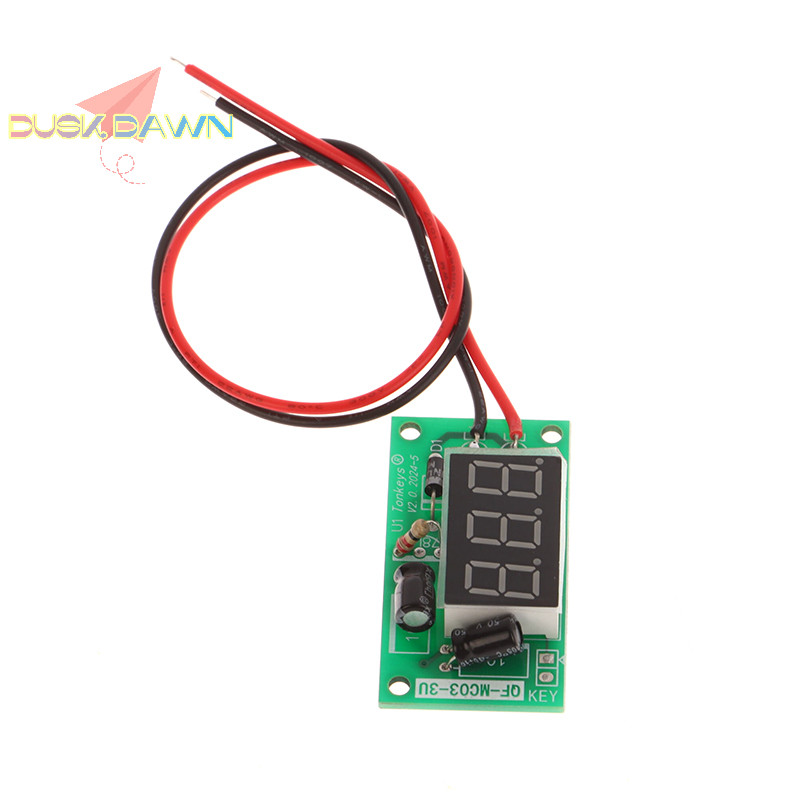 [Dusk Dawn] 0.36'' 3 Digit Digital Counter Module 7-16V/15-26V Power-ON ...