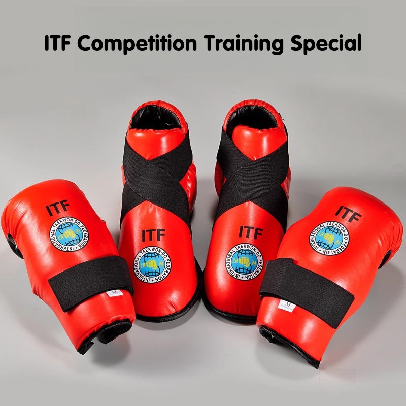 New ITF Taekwondo Protective Equipment Protective Gear Gauntlets Food ...