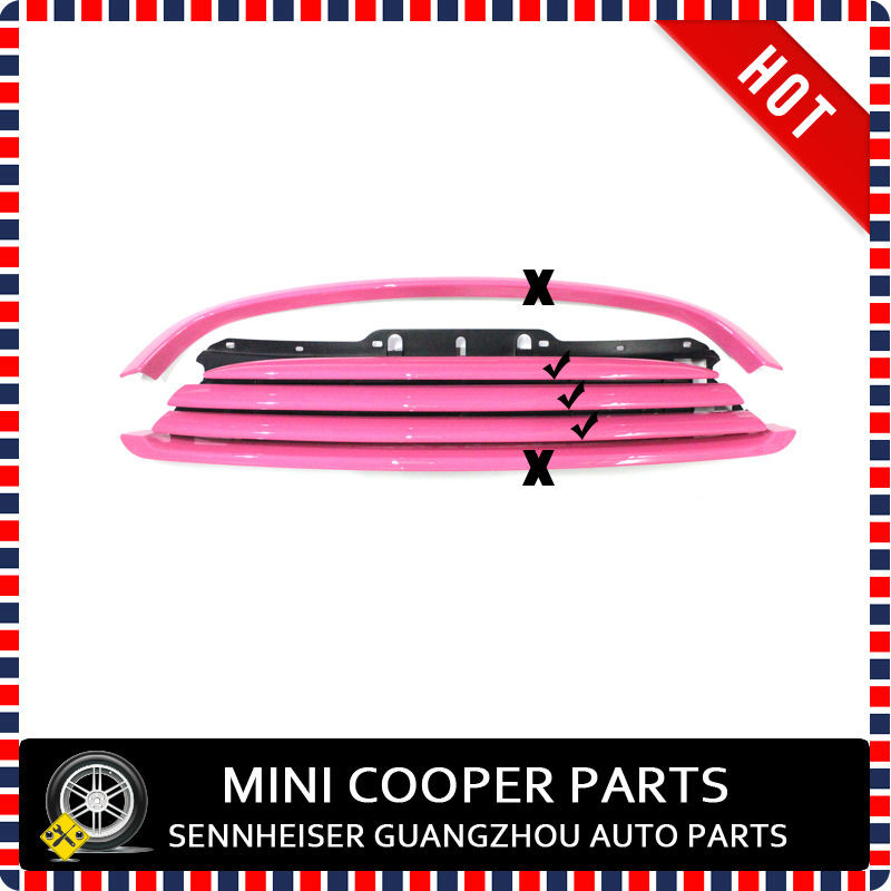 Brand New ABS Plastic Mini Ray Style Pink Color Cooper Model Front ...