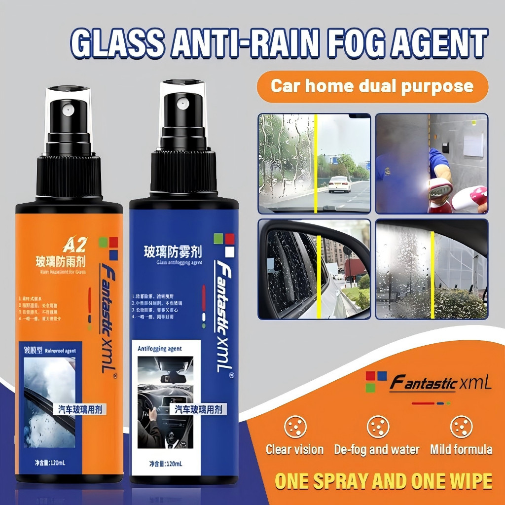 Car Glass Anti-rain Spray Car Glass Anti-fog Spray Helmet Car window ...