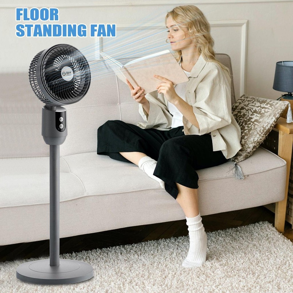 Standing Fan Adjustable Pedestal Fans for Bedroom Oscillating Air ...