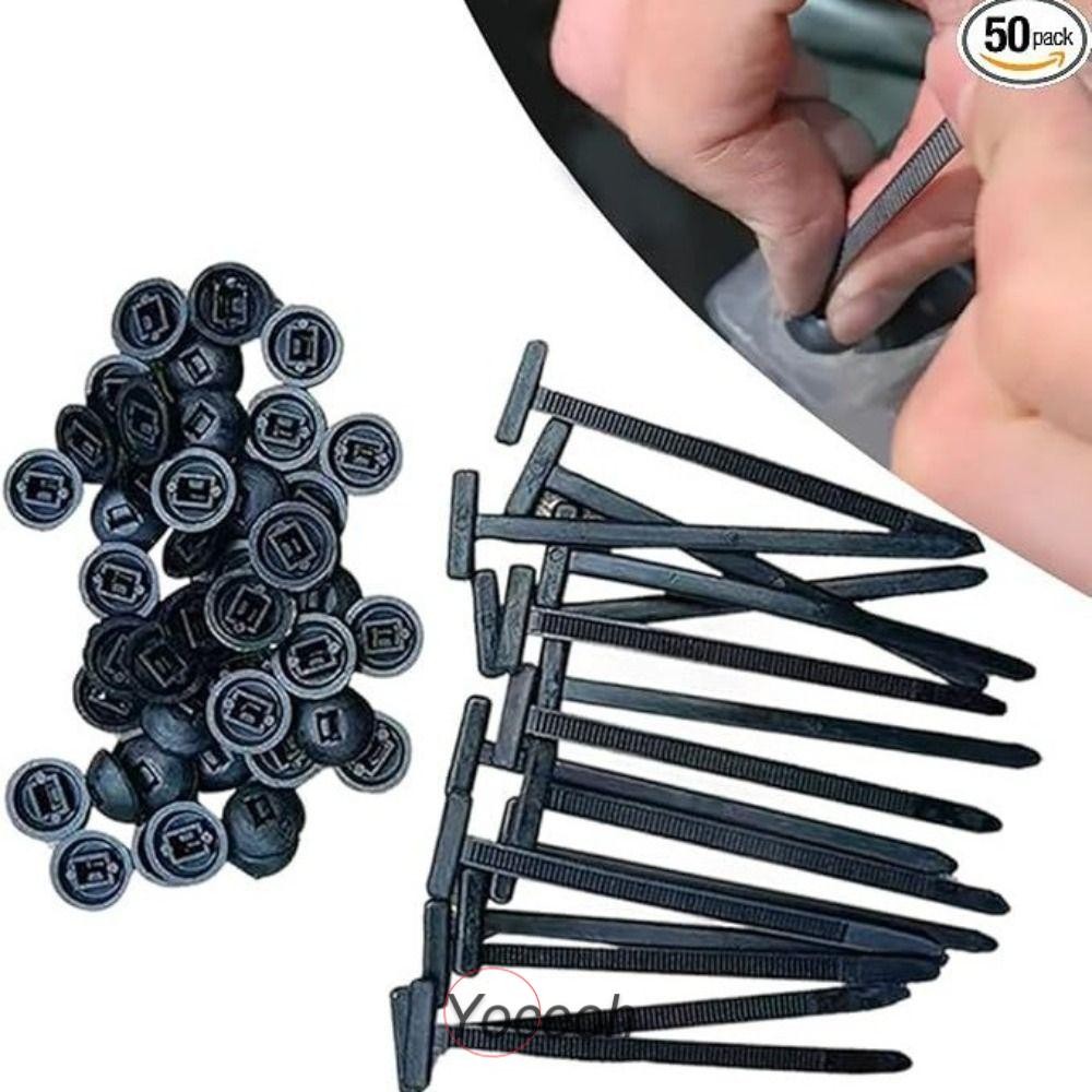 YOCEOH 20/50100Pcs Nylon Universal Cable Tie Buckle, Multipurpose Cable ...