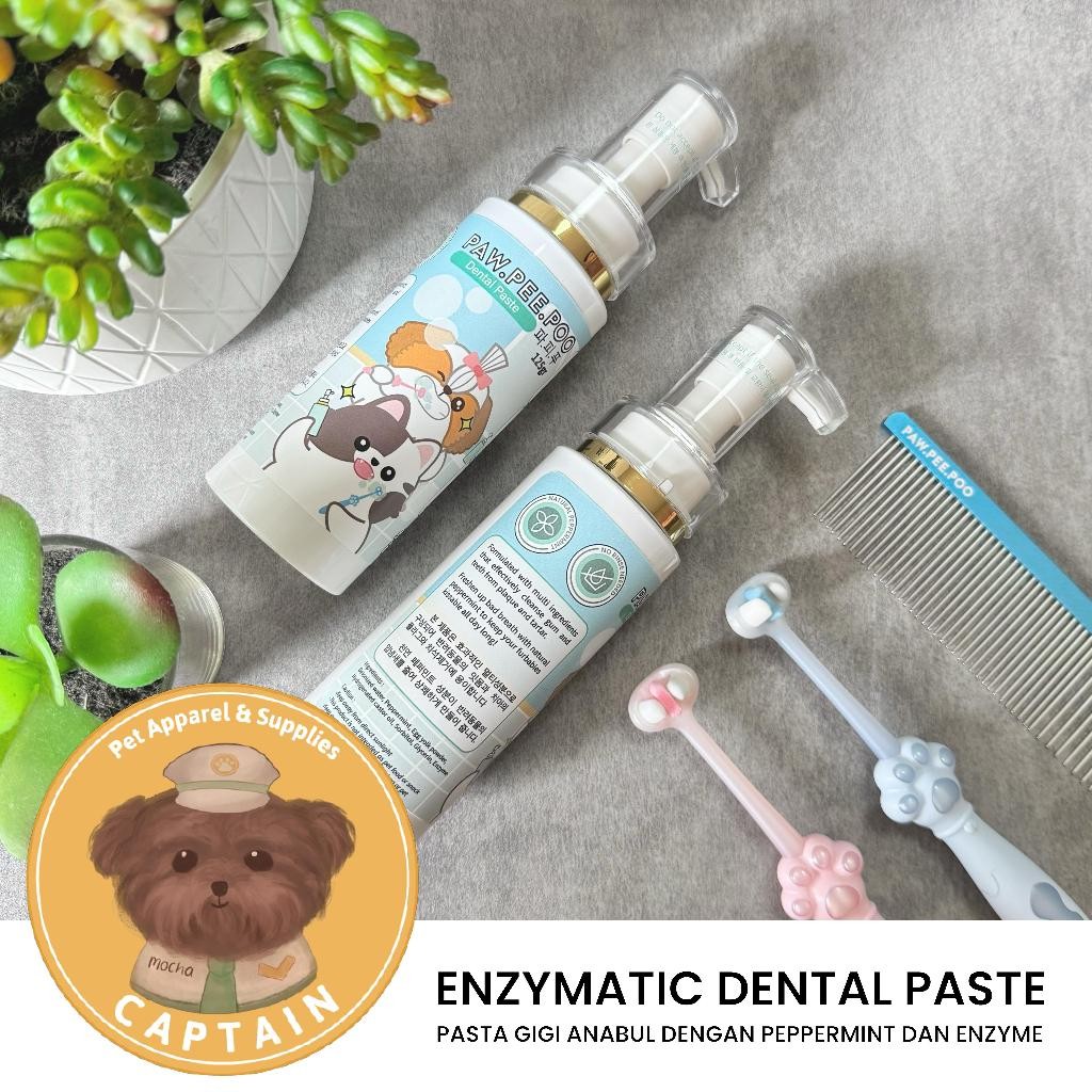 PAWPEEPOO DOG TOOTHPASTE DENTAL PASTE DOG TOOTHPASTE PET TOOTHBRUSH PET ...