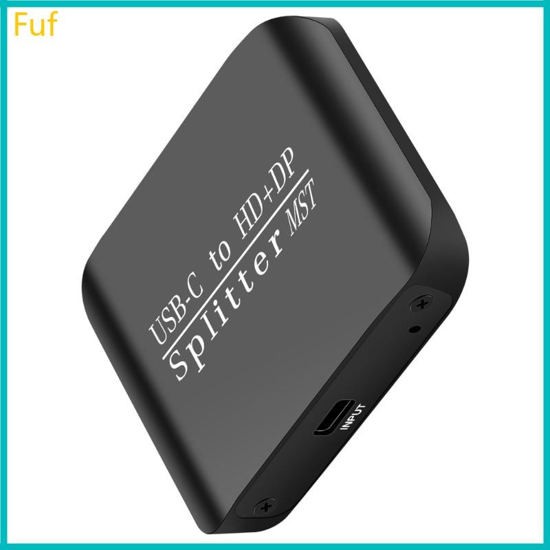 Fuf USB C To HDTV Displayport Switcher 4K 60HZ Switcher Double Monitor ...