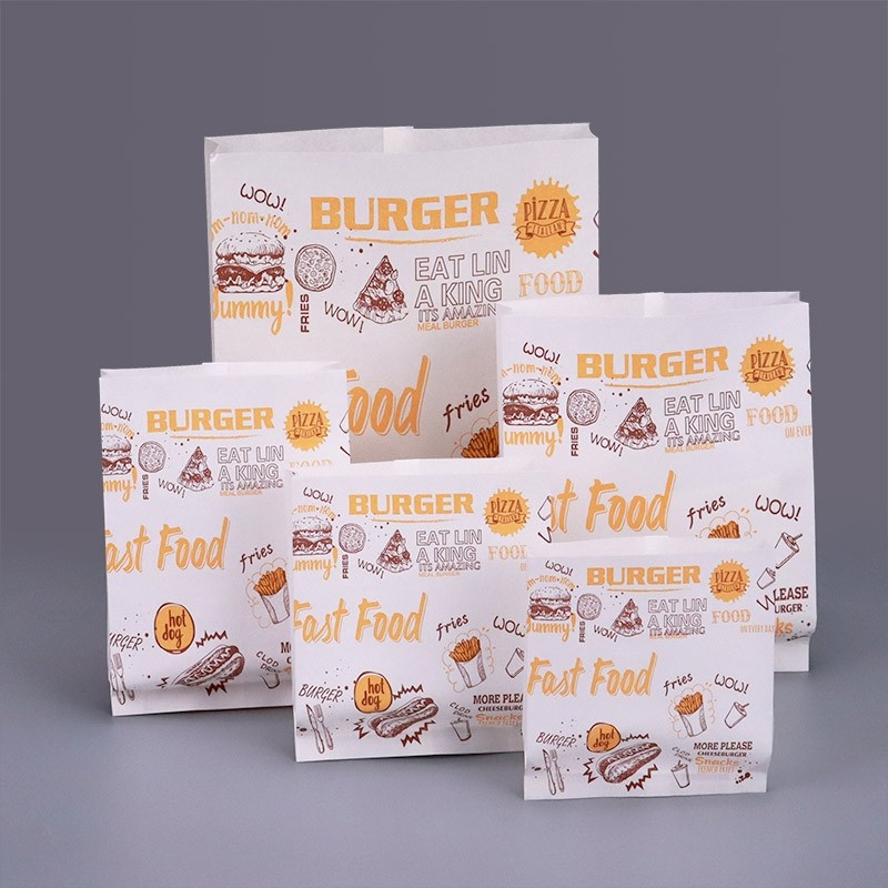 New 90pcs Food Sandwich Pancake burger Food Wax Paper Greaseproof Paper ...