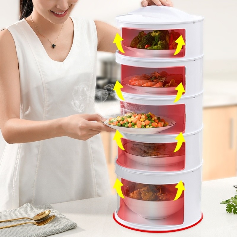5 Layer & 3 Layer Household Multi layer Food Storage Box Anti flies ...