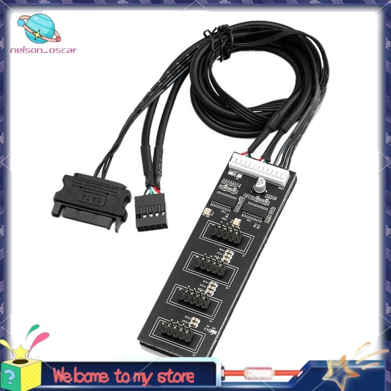 9Pin USB Header Splitter, USB 2.0 Header Splitter with Power Cable ...