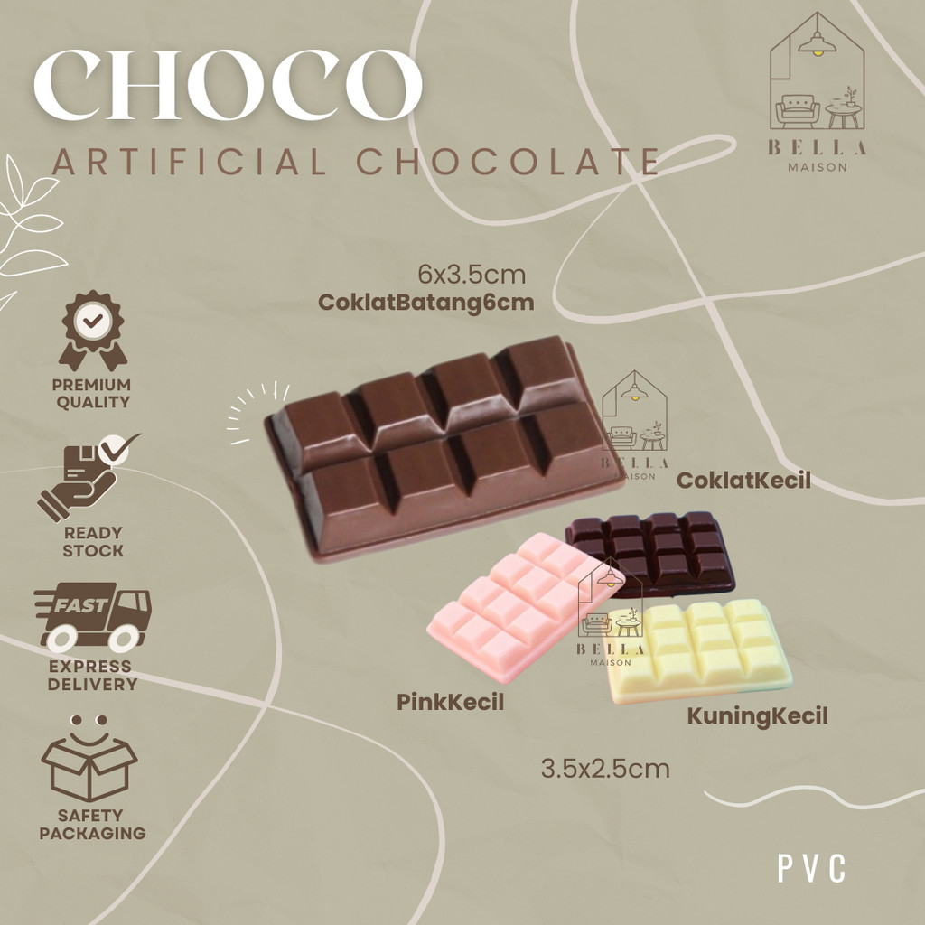 CHOCO Chocolate Fake Chocolate Sticks Fake Chocolate Artificial ...