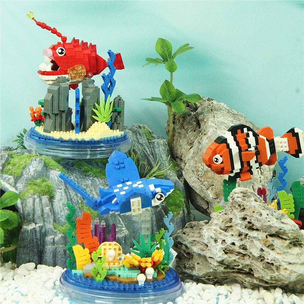 2024 Compatible Lego Underwater World Assembled Building Block Toys