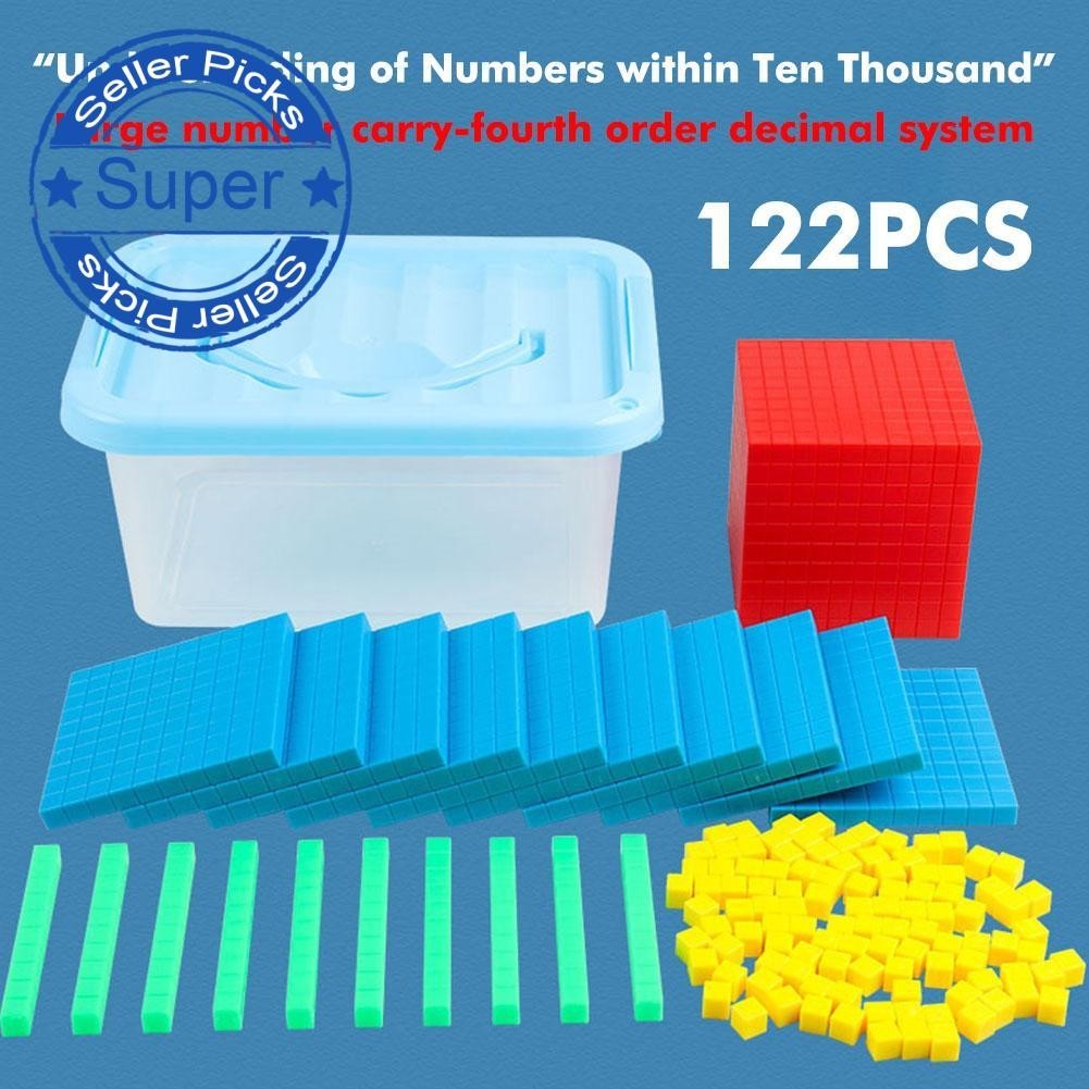 Base Ten Blocks Set Onhand !!! Math Manipulative Base Color Carry Ten