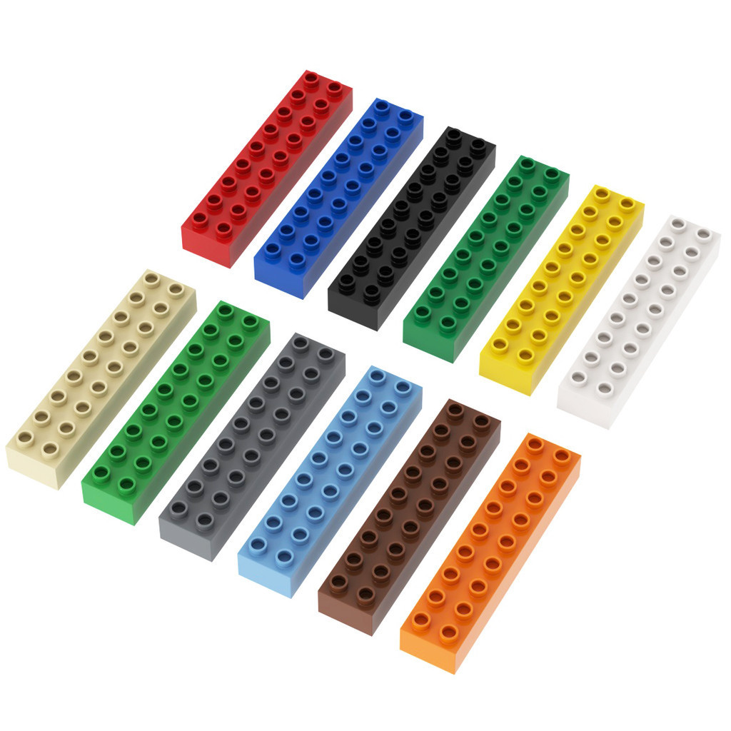 Duplo Brick Building Blocks 2x8 Random Color Toys Kids Baby Creative ...